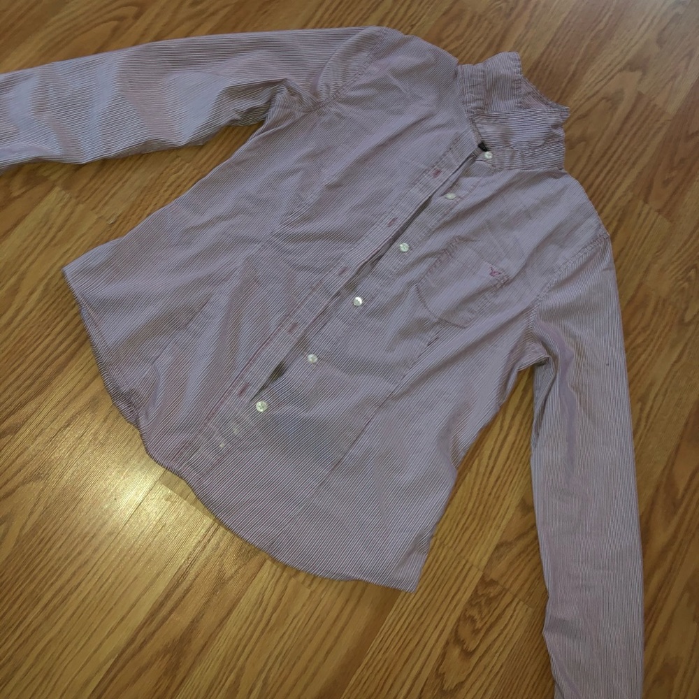 American Eagle button up size 4